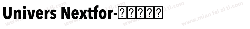 Univers Nextfor字体转换